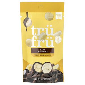 בננות Tru Fru מצופות שוקולד מריר - 48 גרם
