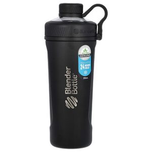 בקבוק Blender Bottle Radian שחור-אל חלד 770 מ"ל