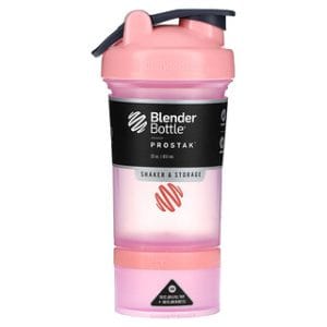 בקבוק שייק Blender Bottle ProStak ורוד - 651 מ"ל