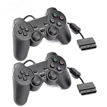 בקר משחק חוטי PS2 - ג'ויסטיק עם ויברציה