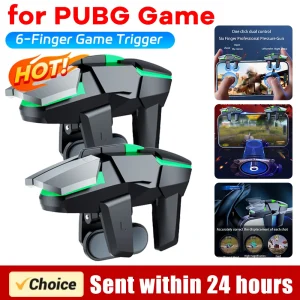 גיימפד לטלפון PUBG - הדק 6 אצבעות יריות מהירות
