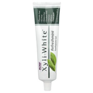 ג'ל שיניים NOW Foods XyliWhite - רעננות מנטה - 181 גרם