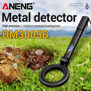 גלאי מתכות מקצועי ANENG DM3005B - איתור מטבעות