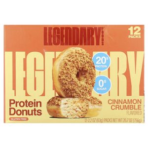 דונאטס חלבון קינמון קראמבל - Legendary Foods - 12 יחידות
