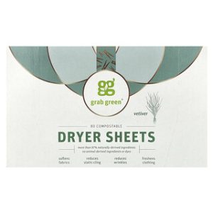 דפי מייבש Grab Green וטיבר - 80 דפים קומפוסטביליים