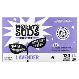 דפי ריח למייבש כביסה - Molly's Suds לבנדר 120 יח'