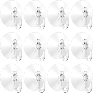 וו תליה עם ואקום - 10 יח׳ - חזק לקיר,חלון