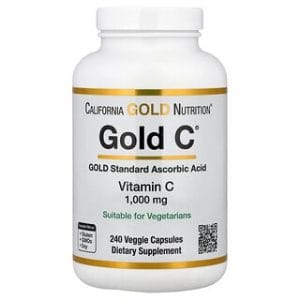 ויטמין C 1000 מ"ג - California Gold Nutrition , 240 כמוסות