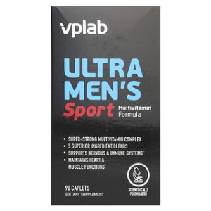 ויטמינים לגבר Ultra Men Vplab - 90 קפליות - ספורט