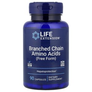חומצות אמינו BCAA Life Extension - 90 כמוסות