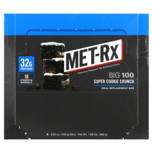 חטיף חלבון MET-Rx Big 100 - טעם סופר קוקי קראנץ' - 9 יחידות