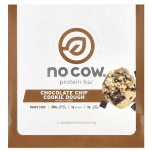 חטיף חלבון No Cow - טעם קוקי צ'יפ - 12 יחידות