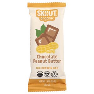 חטיף חלבון Skout Organic - חמאת בוטנים שוקולד