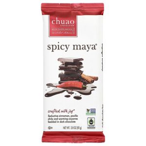 חטיף שוקולד צ'ואו חריף - Dark Chocolate Maya 80 גרם