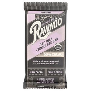 חטיף שוקולד שיבולת שועל Rawmio - 50% קקאו - 50 גרם