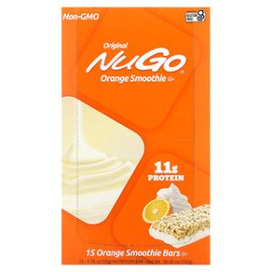 חטיפי אנרגיה NuGo Orange Smoothie - 15 יחידות