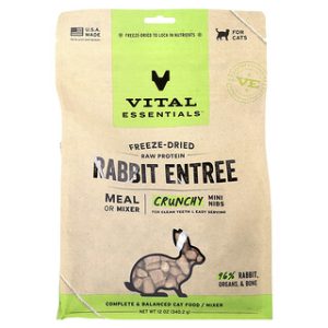 חטיפי ארנבת לחתול - Vital Essentials Mini Nibs 12oz