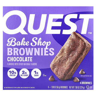 חטיפי חלבון בראוניז שוקולד - Quest Nutrition