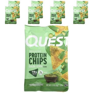 חטיפי חלבון טורטייה Quest - סלסה ורדה - 8 יח׳