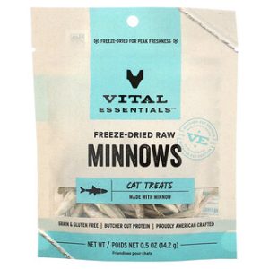 חטיפי חתולים Vital Essentials - מינווז מוקפאים 0.5oz