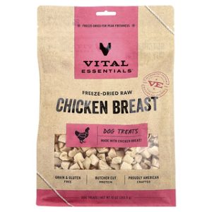 חטיפי כלבים Vital Essentials-חזה עוף מיובש בהקפאה 10oz