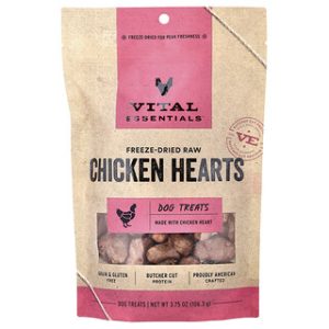 חטיפי לב עוף טבעיים לכלב - Vital Essentials 3.75oz