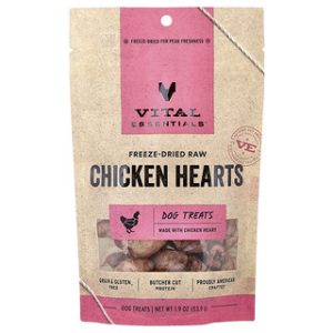 חטיפי לב עוף טריים לכלב - Vital Essentials 1.9oz