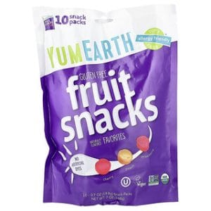חטיפי פירות אורגניים YumEarth- מארז 10 יחידות
