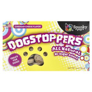 חטיפי צ'דר כלבים Dogstoppers - 142 גרם , Spunky Pup