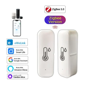 חיישן טמפרטורה ולחות Zigbee - ניטור חכם לבית
