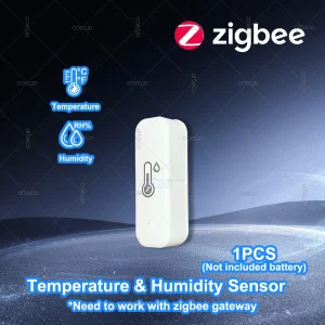 חיישן טמפרטורה ולחות חכם Zigbee - ניטור מרחוק