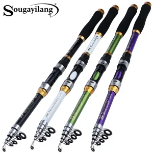 חכת דיג טלסקופית Sougayilang - 1.8-3.3 מ' - עד 5 ק,ג
