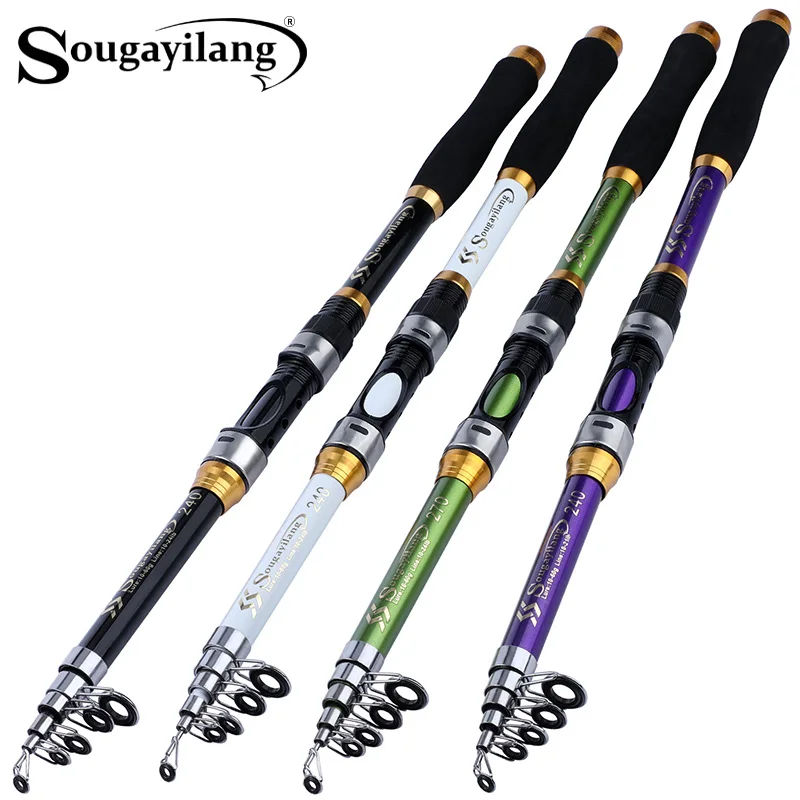 חכת דיג טלסקופית Sougayilang - 1.8-3.3 מ' - עד 5 ק,ג