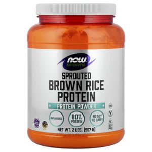 חלבון אורז חום מונבט NOW Foods - טבעי - 907 גרם
