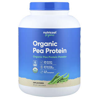 חלבון אפונה אורגני Nutricost - 2.26 ק"ג - ללא טעם
