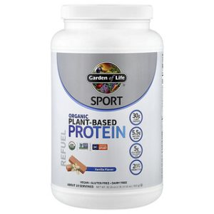 חלבון טבעוני אורגני וניל Sport Garden of Life