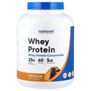 חלבון מי גבינה Nutricost - מרוכז שוקולד PB - 2.26 ק"ג