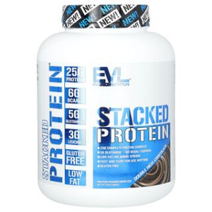 חלבון מי גבינה Stacked - טעם שוקולד עשיר - 2.268 ק"ג