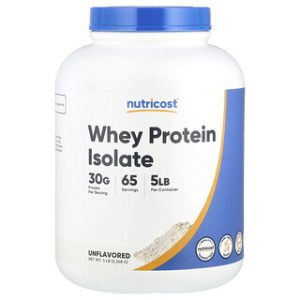 חלבון מי גבינה איזולט Nutricost 2.26 ק"ג - לא טעם
