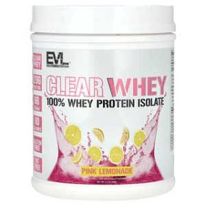 חלבון מי גבינה צלול EVL - Pink Lemonade - 500 גרם