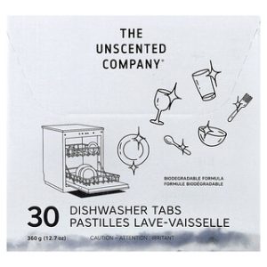 טבליות למדיח כלים Unscented - 30 טבליות - 360 גרם