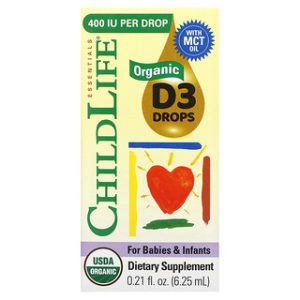 טיפות ויטמין D3 אורגני לתינוקות - ChildLife