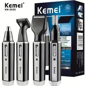 טרימר אף Kemei 6630 - גוזם שיער לאף ולאוזן נטען