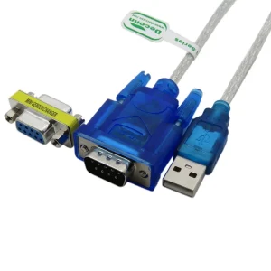 כבל USB ל-RS232 - מתאם טוריות עם DB9 נקבה
