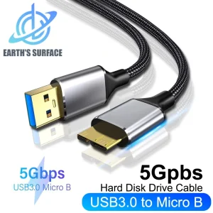 כבל USB3.0 לדיסק קשיח חיצוני Micro-B , סמסונג טושיבה