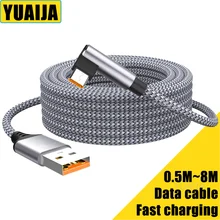 כבל טעינה מהיר USB C 6A - 3,5 מטר לסלולרי