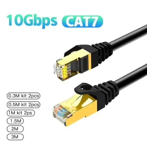 כבל רשת CAT7 איכותי - Ethernet לחיבור מהיר
