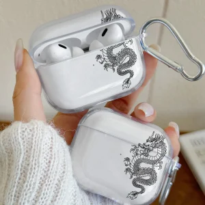 כיסוי לאיירפודס דרגון דגם Pro 3,2,Pro,1,2,3,4