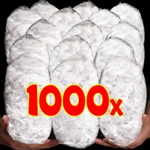 כיסויי מזון אלסטיים חד פעמיים - שקופים לאחסון