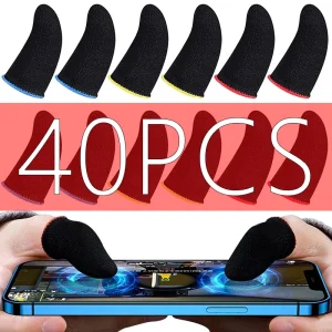 כפפות אצבע לגיימרים - 40 יח׳ - נגד זיעה ומגע